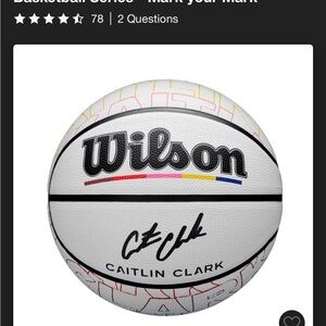 Wilson Caitlin Clark Journey 29.5'
Basketball Series - Mark your Mark